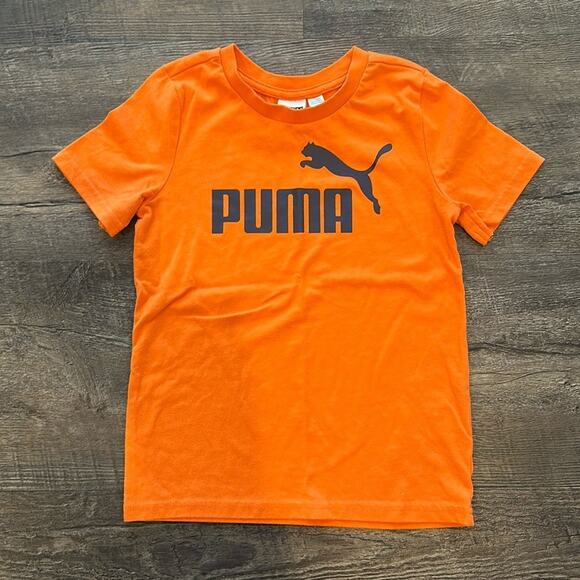 Puma Little Boy 5 Orange and Navy Blue 3-Piece Matching Set - Picture 5 of 12